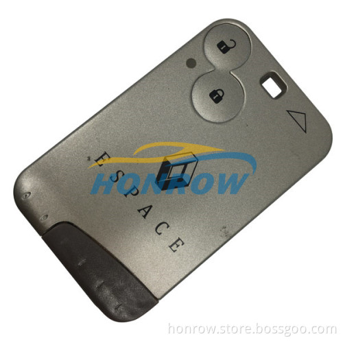 High quality Renault Espace remote key card with PCF7946 Chip and 433MHZ,Renault key card